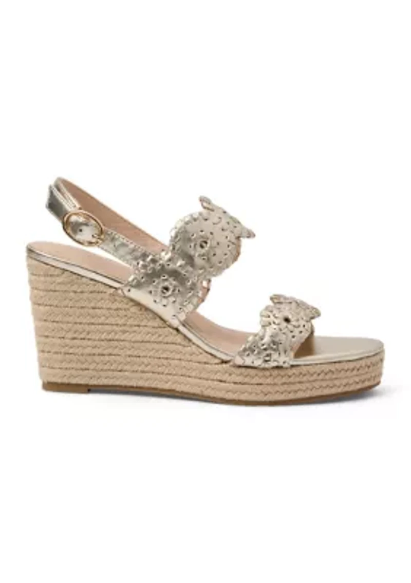 Laurin Leather High Heel Wedge Heels