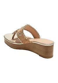 Jacks Mid Wedge Cork Sandals