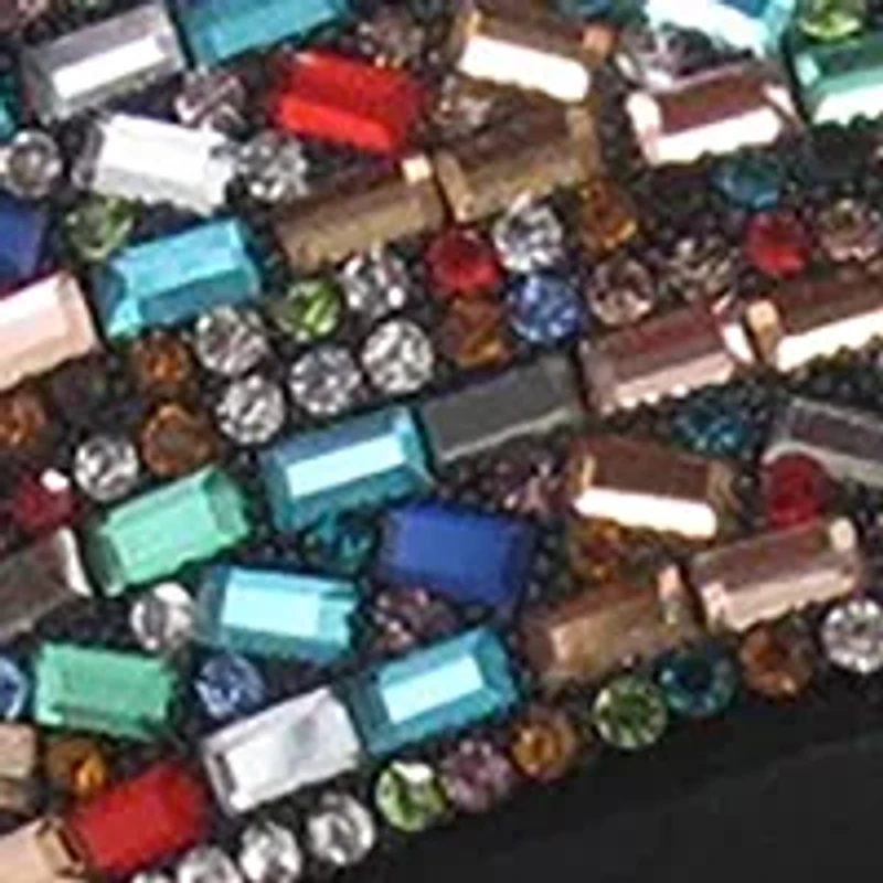 Sooya Beaded Wedge Thong Flip Flop Sandals