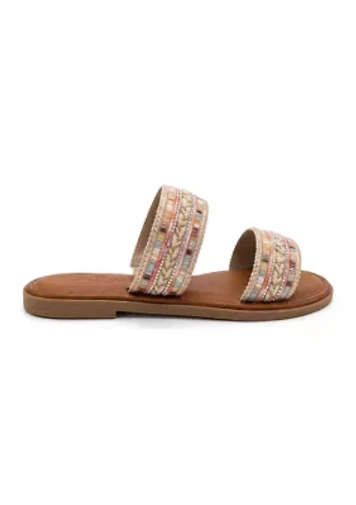 Meeza 2 Band Slide Sandals