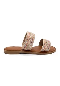 Meeza 2 Band Slide Sandals