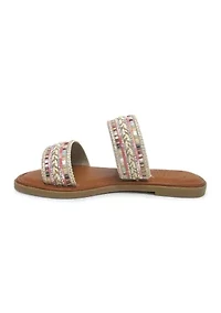 Meeza 2 Band Slide Sandals