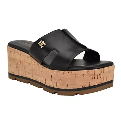 Heliena Women's Wedge Slide Sandals