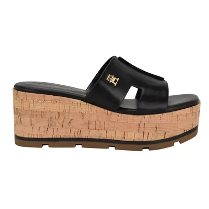 Heliena Women's Wedge Slide Sandals