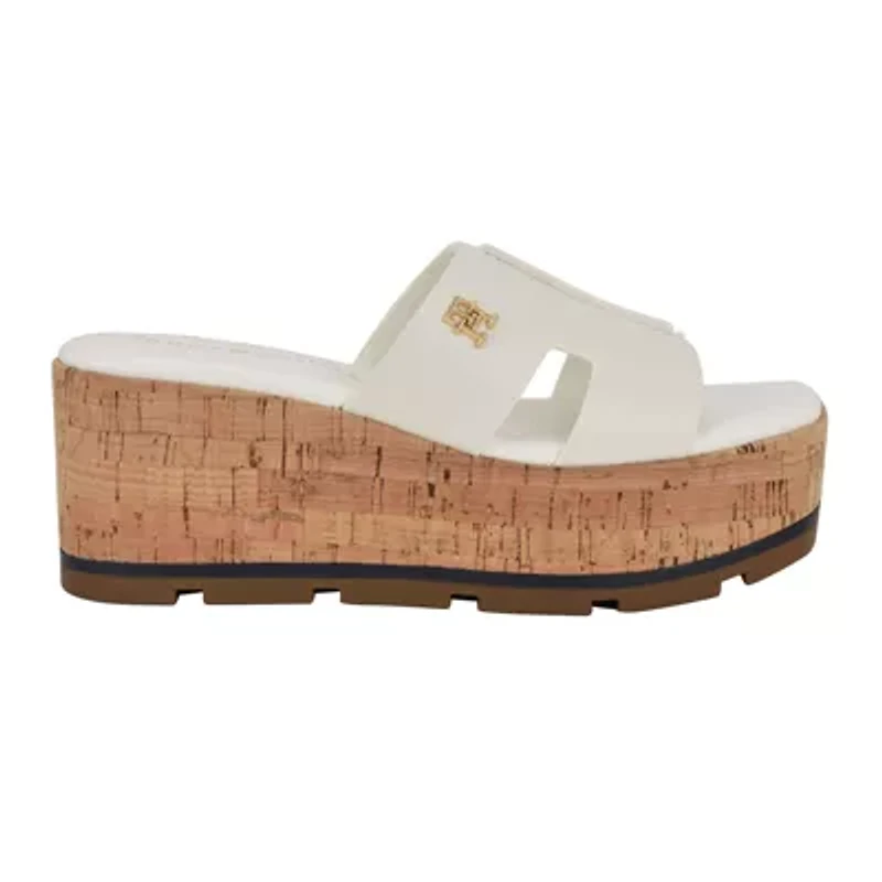 Heliena Women's Wedge Slide Sandals
