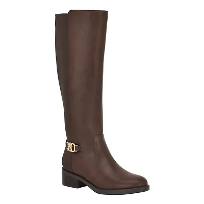 Imaliz Women's Side Zip Ornamented Riding Boots