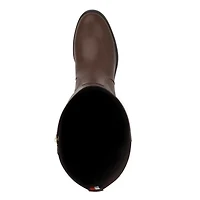 Imaliz Women's Side Zip Ornamented Riding Boots