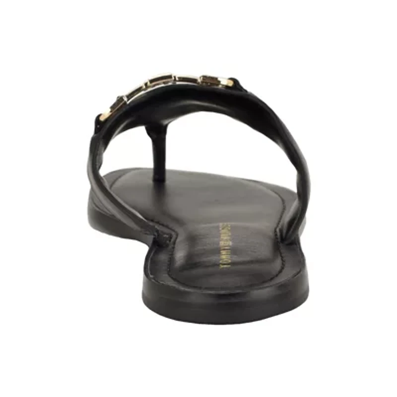 Goldiea Women's Flat Ornamented Sandal