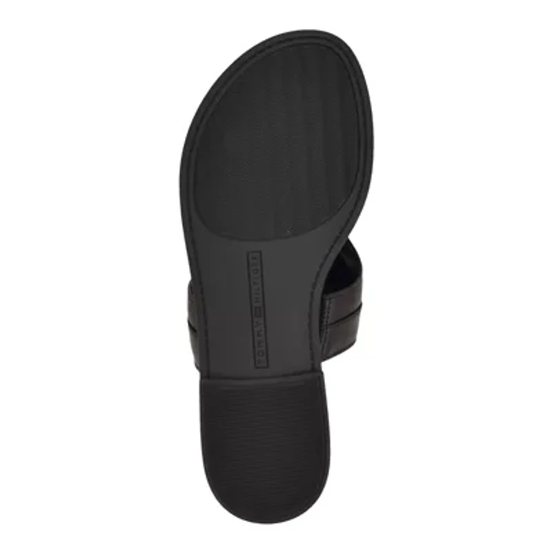 Goldiea Women's Flat Ornamented Sandal