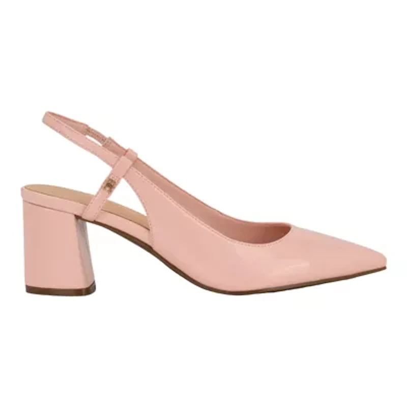Jezibee Women's Block Heel Dress Slingback