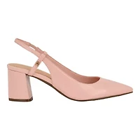 Jezibee Women's Block Heel Dress Slingback