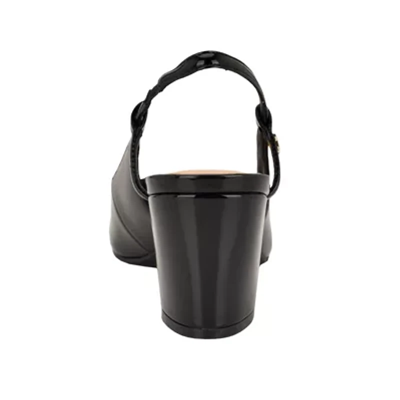 Jezibee Women's Block Heel Dress Slingback