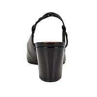 Jezibee Women's Block Heel Dress Slingback