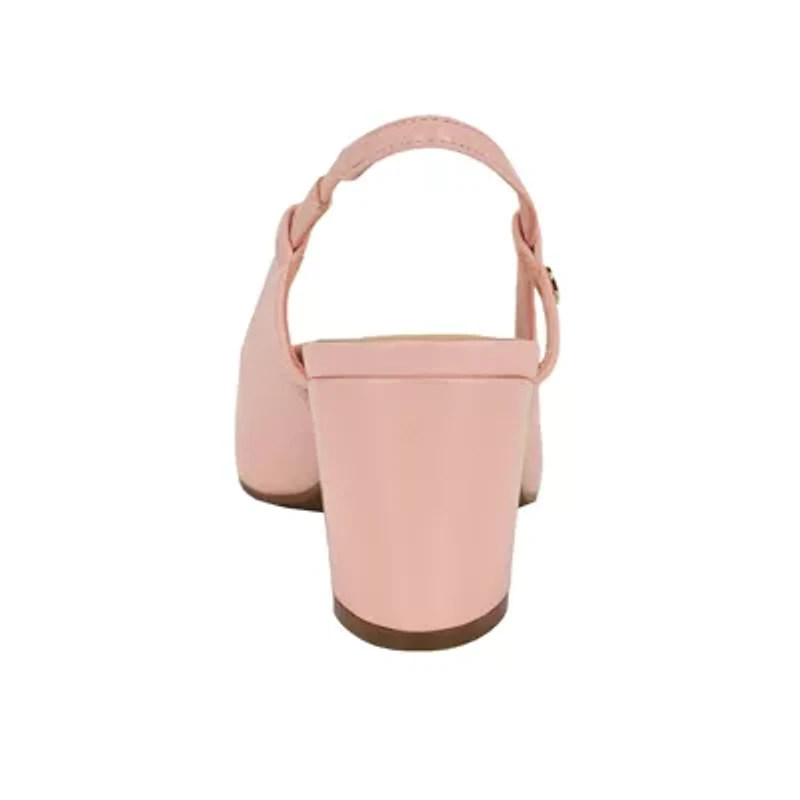 Jezibee Women's Block Heel Dress Slingback