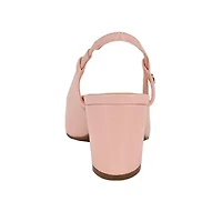 Jezibee Women's Block Heel Dress Slingback