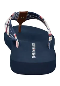 Collins Plaid Flip Flop Thong Sandals