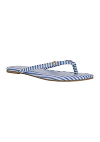 Breton Flippin Stripe Flip Flop Thong Sandals