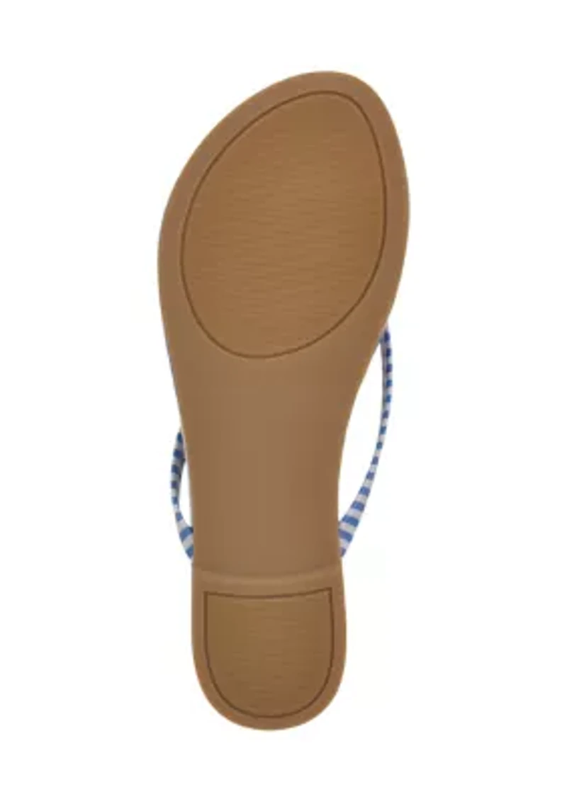 Breton Flippin Stripe Flip Flop Thong Sandals