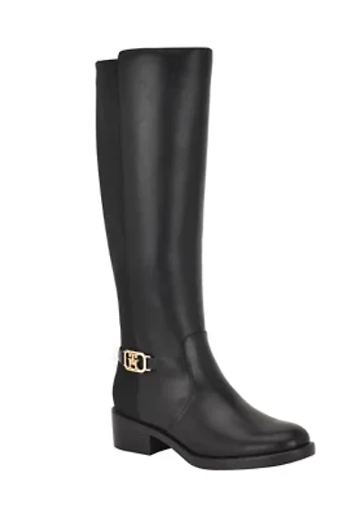 Imaliz Women's Side Zip Ornamented Riding Boot