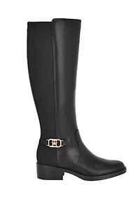 Imaliz Women's Side Zip Ornamented Riding Boot