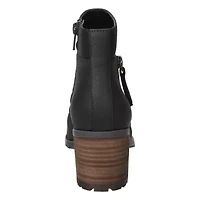 Janita Block Heel Ankle Boots