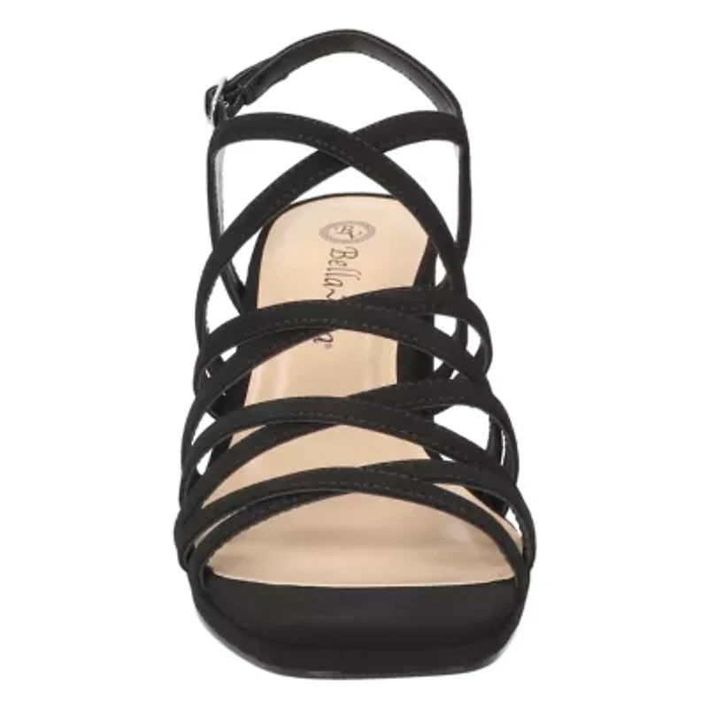 Damsel Square Toe Heeled Sandals