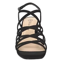 Damsel Square Toe Heeled Sandals