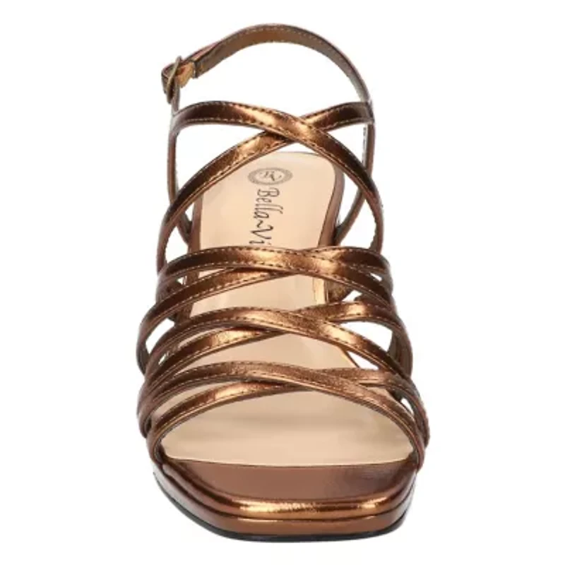 Damsel Square Toe Heeled Sandals