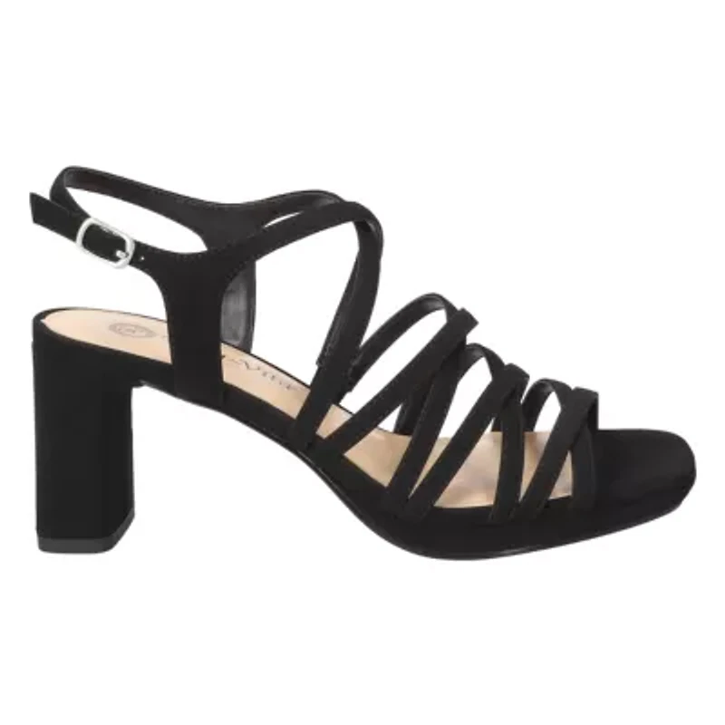 Damsel Square Toe Heeled Sandals