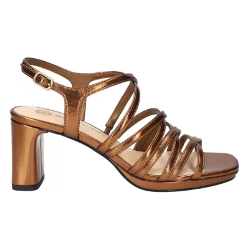 Damsel Square Toe Heeled Sandals