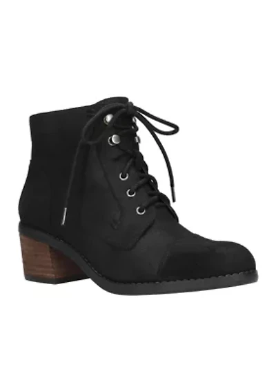 Sarina Lace Up Booties