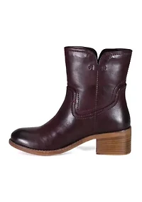 Wicker Wood Western Booties