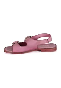 Lay Over Buckle Strap Sandals