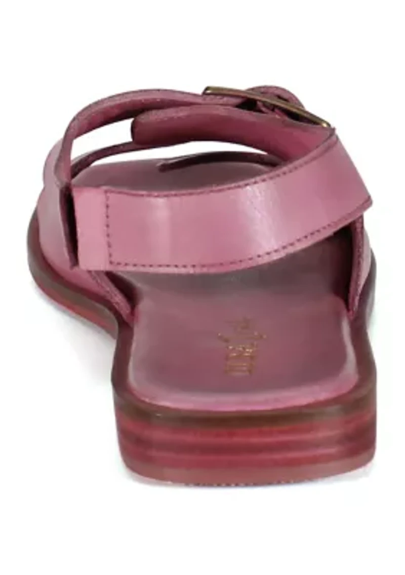 Lay Over Buckle Strap Sandals