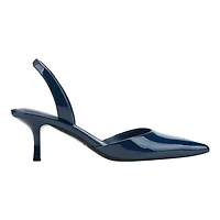 Iced Pointy Toe Dress Slingback Pumps