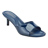 Sagi Slip-on Kitten Heel Dress Sandals