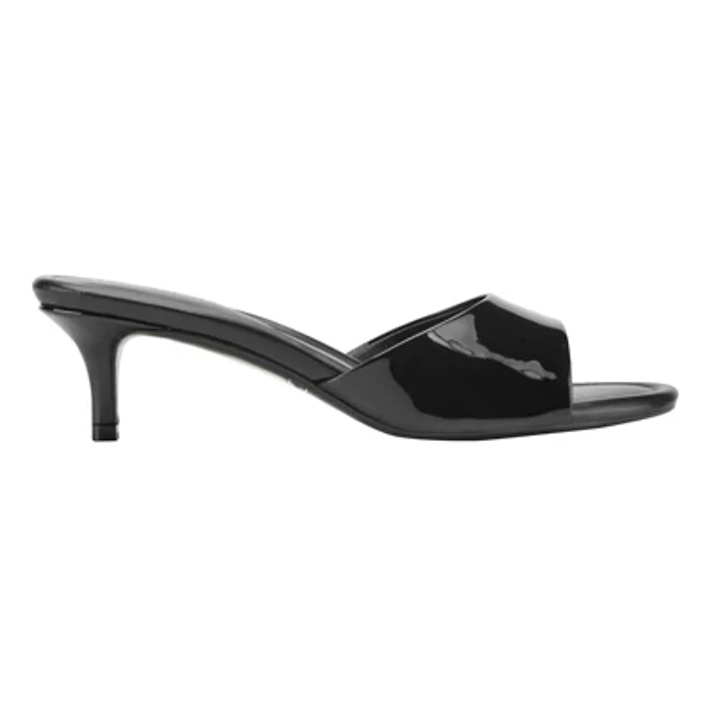 Sagi Slip-on Kitten Heel Dress Sandals