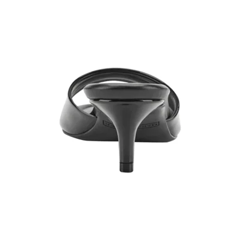 Sagi Slip-on Kitten Heel Dress Sandals