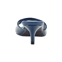 Sagi Slip-on Kitten Heel Dress Sandals