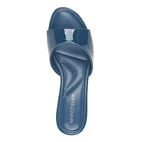 Sagi Slip-on Kitten Heel Dress Sandals