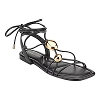 Malavi Square Toe Flat Casual Sandals