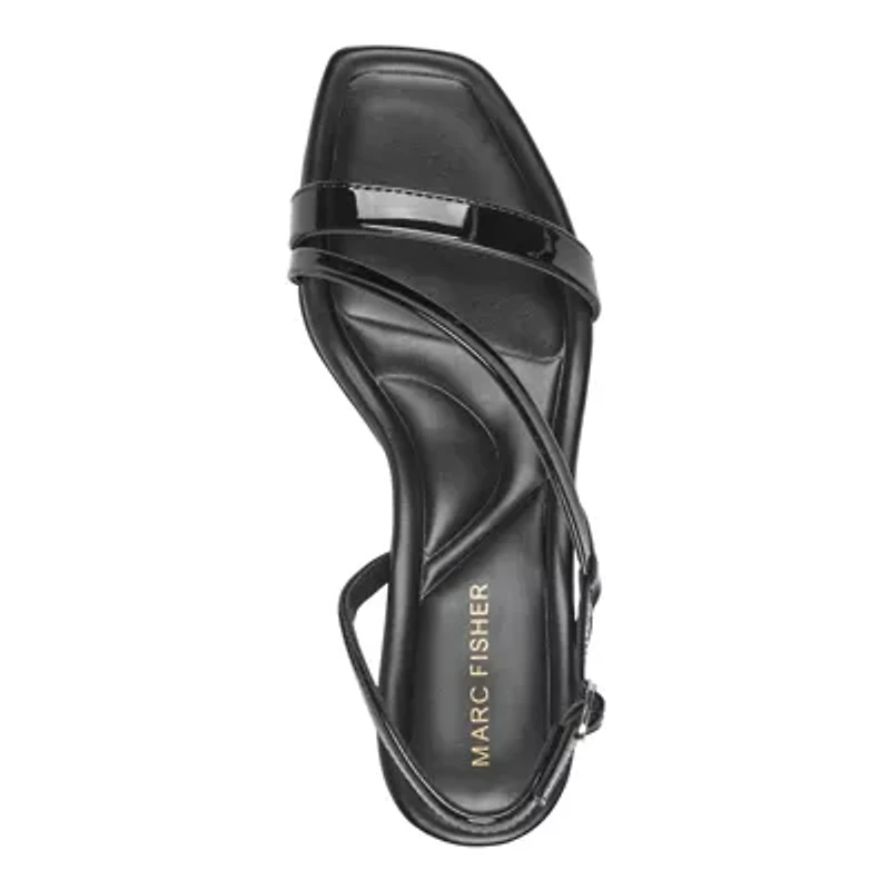 Gizia Square Toe Block Heel Dress Sandals
