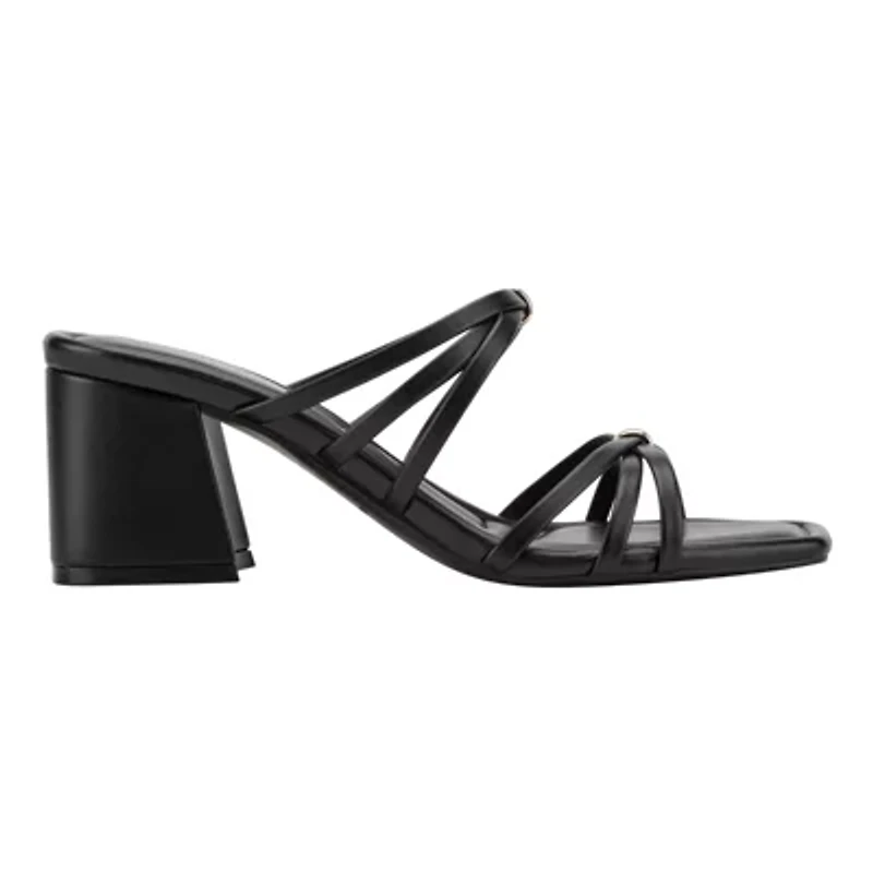 Gabber Block Heel Slip-on Dress Sandals