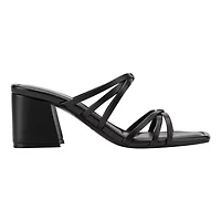 Gabber Block Heel Slip-on Dress Sandals