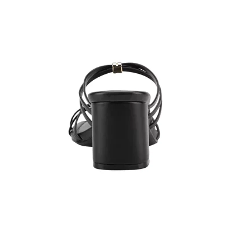 Gabber Block Heel Slip-on Dress Sandals