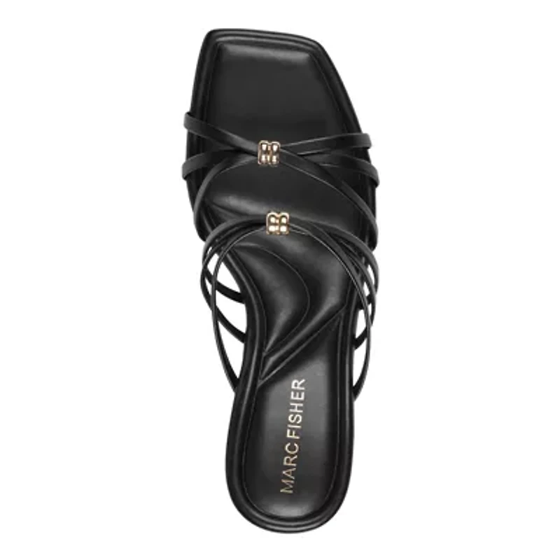 Gabber Block Heel Slip-on Dress Sandals