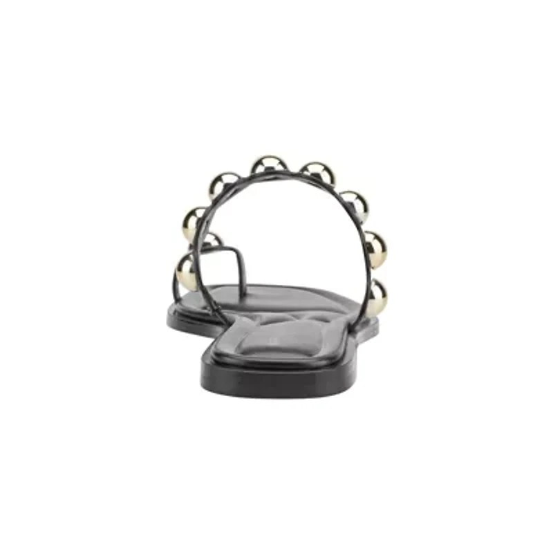 Zaby Round Toe Slip-on Flat Casual Sandals