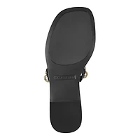 Zaby Round Toe Slip-on Flat Casual Sandals