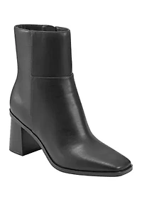 Dairey Square Toe Block Heel Dress Booties