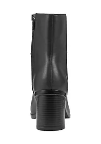 Dairey Square Toe Block Heel Dress Booties